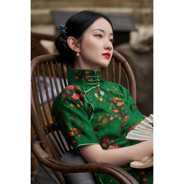 100% Natural Silk OEKO-TEX fabric 25MM Bright satin stretch silk Red cloud gauze