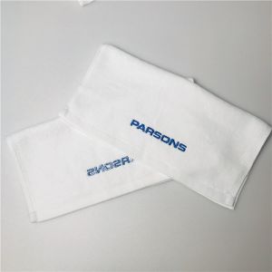 small face towel with embroidery logo 100% cotton hand towels