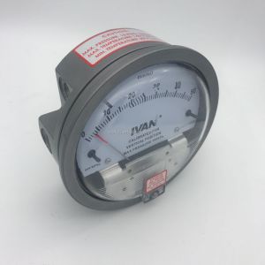 4" 120mm Mini Gas or Air Type Differential Pressure Gauge 0 60Pa ±2% FS Accuracy
