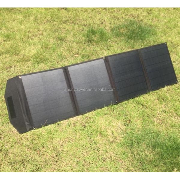 50w Portable Fold Up Solar Panels 12v Phone Solar Battery Charger CE ROHS Certificated