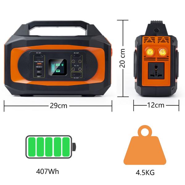 1100WH Small Portable Power Stations Multiscene Lightweight Durable