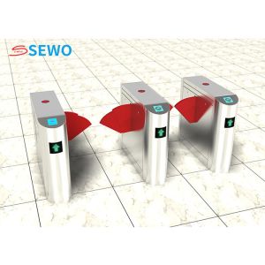 CE Flap Barrier Turnstile Mechanism Pedestrian Access Control Barrier Gate