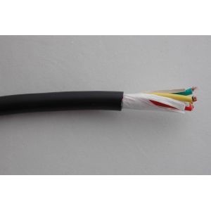 Quality CE cert PVC data cable with tinned copper braid LiYY, LiYCY 6Cx0.34sqmm in Grey color for sale