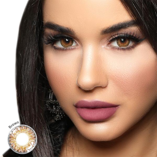 Buy Color Changing Prescribed Colored Contacts Brown Eye Lens 8.5mm at wholesale prices