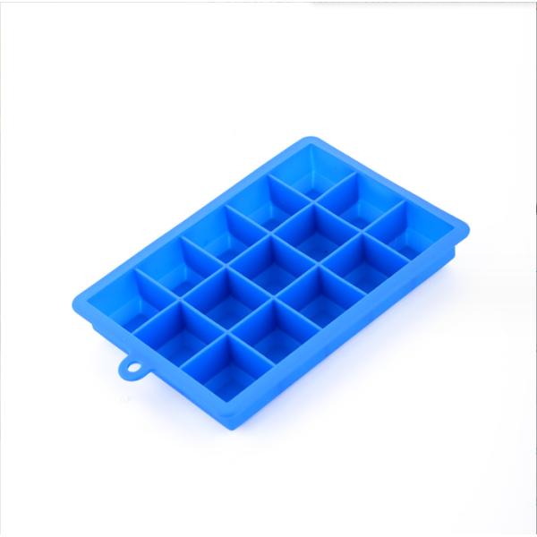 Ice Cream Makers Easy Release 15 Cavity 24 Cavity Silicone Ice Cube Trays with Lids