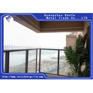 Quality Safety Stylish Invisible Steel Grill For Balcony Easily Maintained for sale