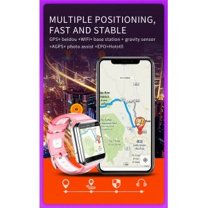 Kids Smart Fitness Tracker Watch Phone Android 4G SIM Card System W5 Pro