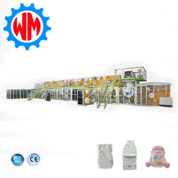 Buy Intelligent Control High Speed Baby Diaper Making Machine Professional Design with CE at wholesale prices