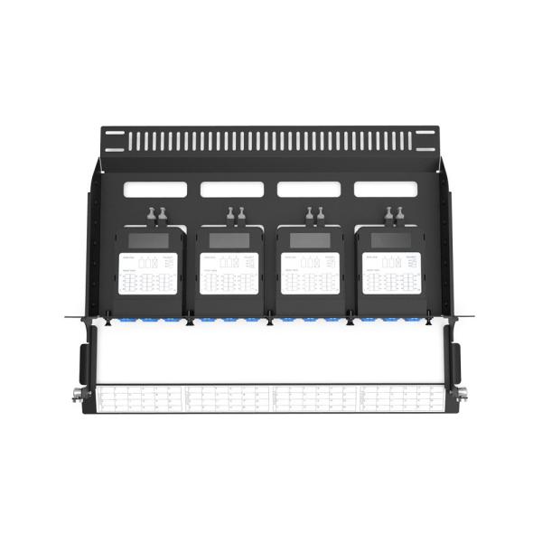 Rongbang RBTX-MP4PP04 1U 19" 4 Slots HD Modular Fixed Frame 96 LC Interface for Data Center Enterprise Network