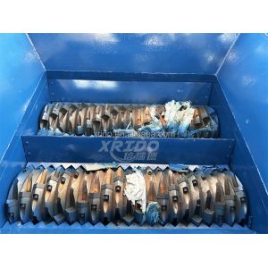 75Kw Dual Shaft Shredder Machine Steel Shredder Environment Friendly