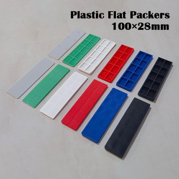 28mm X 100mm Mixed 1-6mm Plastic Packing Shims For Assorted Window Glazing Glass Flat