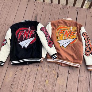 Spring Autumn Heavy Embroidered Streetwear Varsity Jacket