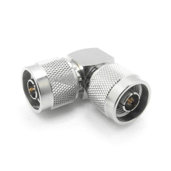 Buy N Male Type RF coaxial connector  N Male to N Male Right Angle Adapter at wholesale prices