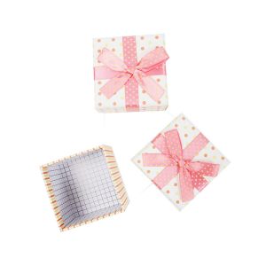 CMYK Pantone Colour Printing Retail Stand Box for Small Pink Craft Gift Jewelry