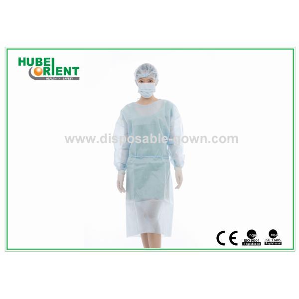 Professional Waterproof Disposable Medical Isolation Gowns For Hospital And