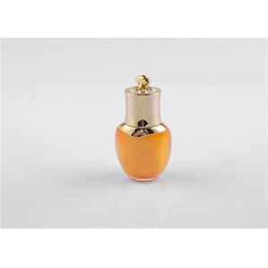 Double Chamber Airless Cosmetic Bottles Green Spray Filling Acrylic 10ml