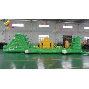 Durable Commercial Inflatable Obstacle Course / Aqua Water Trampoline
