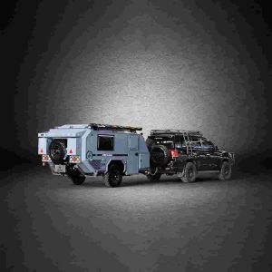 Customized NJSTAR Small Travel Trailers Aluminum Off Road Camper Trailer