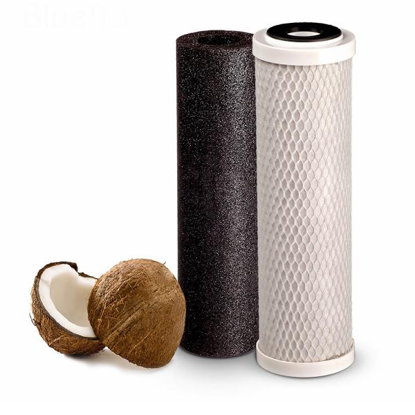 1000 Iodine Value 10 Inches CTO Coconut Shell Carbon Filter Cartridge for