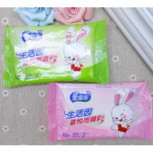 220V / 50Hz Small Bag Wet Wipes Packing Machine Automatic Mechanical