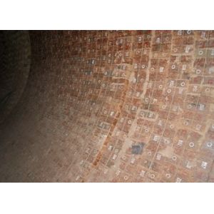 Mullite Silica Refractory Bricks Bauxite Chamotte Material Brown Color For