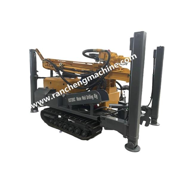 High-Performance 200m Depth Crawler Water Well Drilling Rig With 58KW YuChai