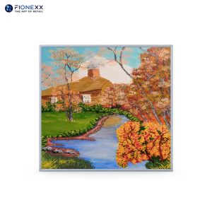 High Contrast 29.5inch Square LCD Display Retail Digital Signage