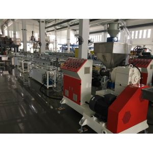High Output Drink Straw Extrusion Machine Single Screw Plastic Extruder