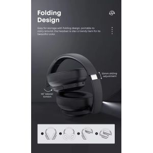 New Custom Noise Cancelling Wireless Headphone Stereo Foldable Headset Earphone