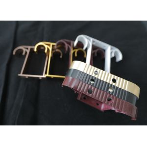 8cmx7.5cm Ceiling Mount Double Curtain Rod Brackets