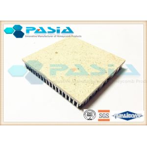 Aluminium Honeycomb Sandwich Panel , Thin Limestone Veneer Panels Flame
