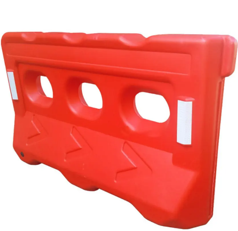 Red plastic guardrail rotoplastic mold product plastic protective safety bar