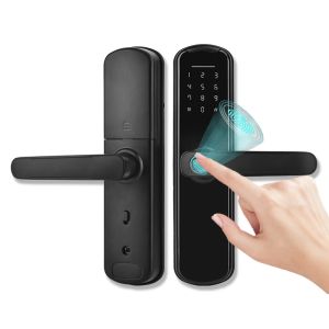 Electronic Keyless Smart Fingerprint Lock 120mm Thickness Fingerprint