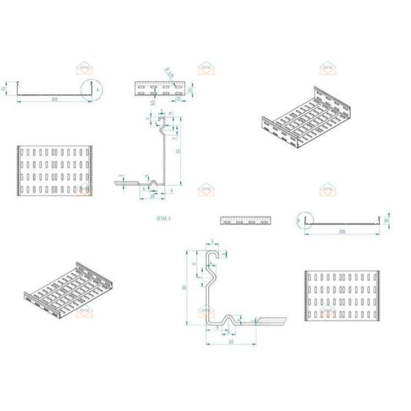 Gr15 Trunking 0.3mm Cable Tray Roll Forming Machine 380v