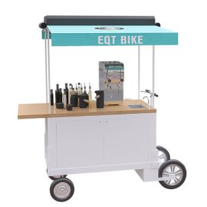 China Stainless Steel Tea Bike , Drink Driving Bicycle 300KG Load Capacity on sale