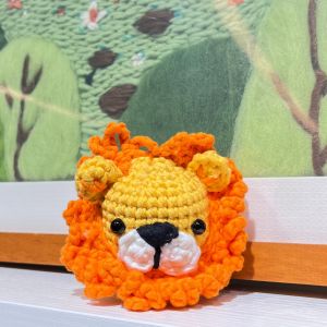 Milk Cotton Cute Lion Crochet DIY Kit Seven Craft Hand Knitting Fun Kit