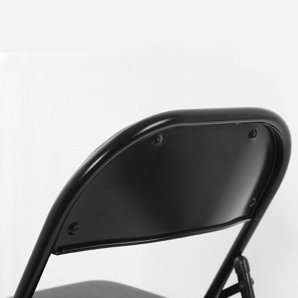 Outdoor Garden Wedding Party Banquet Events Stackable Pu Leather Metal Dining Chair