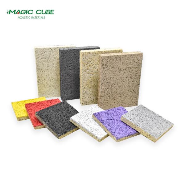 Music Recording Studio Equipment wooden wool acuostic panel With Environmentally