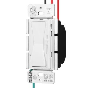 Aluminum Plate Wall Mount Dimmer Switch ETL Certified Energy Saving