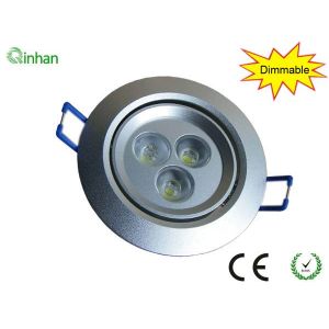Warm white 240 LM 3W AC110 / 220V 3PCS 1W Edison LEDs dimmable LED downlights,2