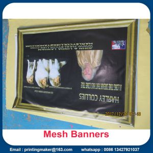 China Printed Mesh Vinyl Banner Fence Scrim on sale
