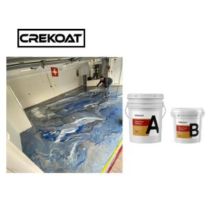 Nonslip Heat Resistant Metallic Epoxy Garage Floor High Gloss