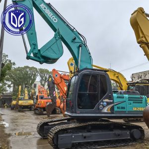 20T SK200D Used Kobelco Excavator Hydraulic Crawler Excavator