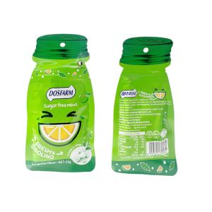 Vitamin Boosted Sugar Free Mint Candy Sachets Customized Flavor