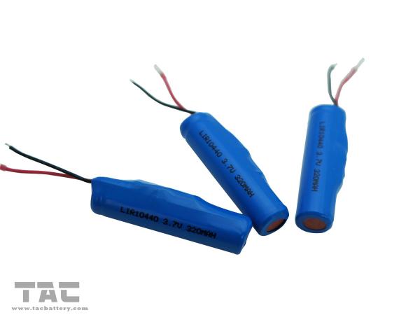 Rechargeable 3.7V 10440 / AAA Lithium ion Cylindrical Battery with Protective Circuit