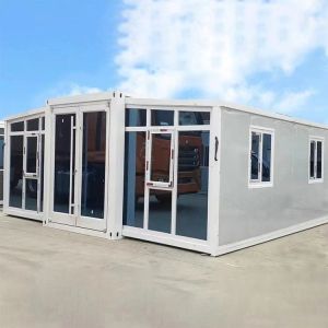 20ft Modern Container House with EPS Sandwich Panels Roof and Double-Wing