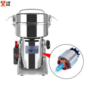 Quality 25000r/min Electric Grain Grinder Swing Crusher With Pure Copper Motor for sale
