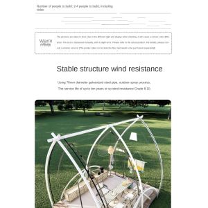 900D Oxford Fabric Camping Tent