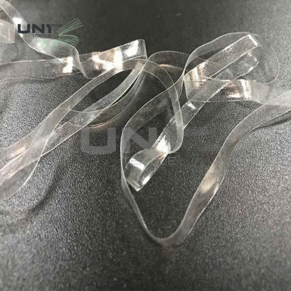 Buy Eco Friendly Garments Accessories Elastic Clear TPU Mobilon Tape at wholesale prices