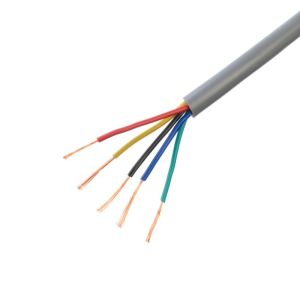 Flexible Power Cables H05vv-f 5 Core 0.5mm/1 mm Sq Copper Solid Conductor